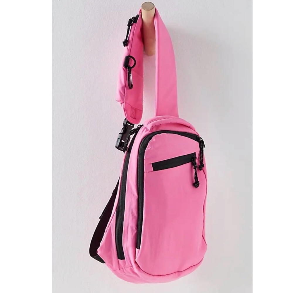 Free People Movement Pep in your Step Pink Sling Backpack